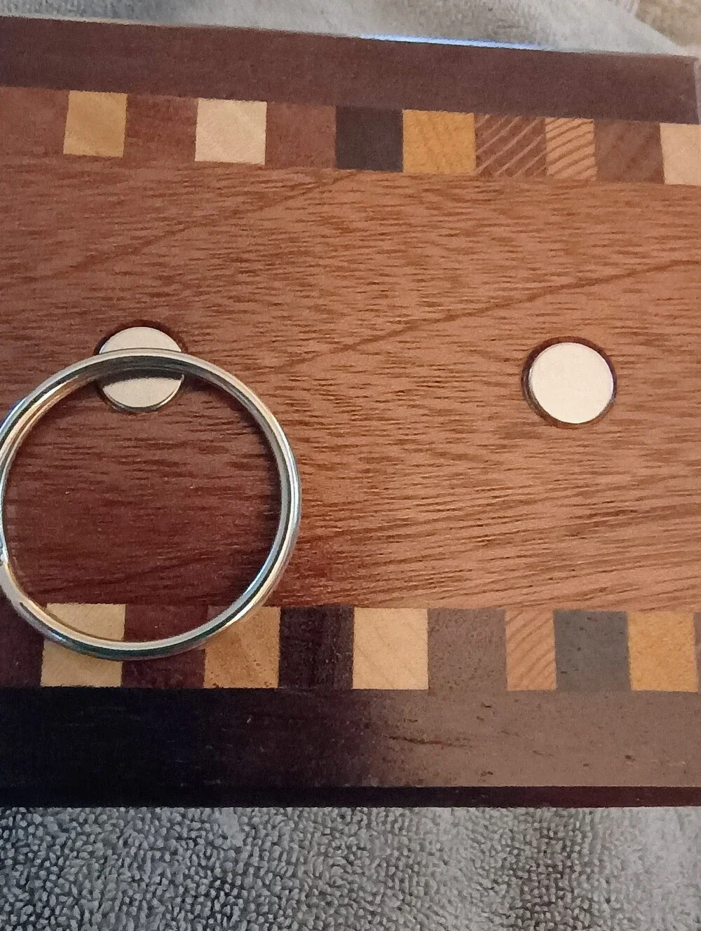 Natural Renaissance Handcrafted Wood Magnetic Key Holder Wall Mount